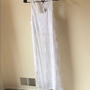 Express white sleeveless top